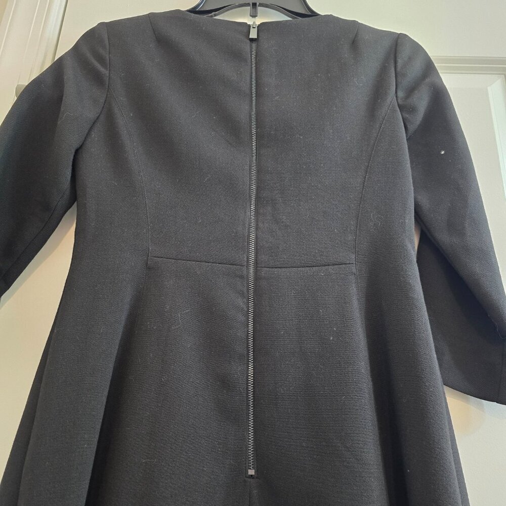 Vince Camuto Black Crepe A-Line Dress - Picture 8 of 11